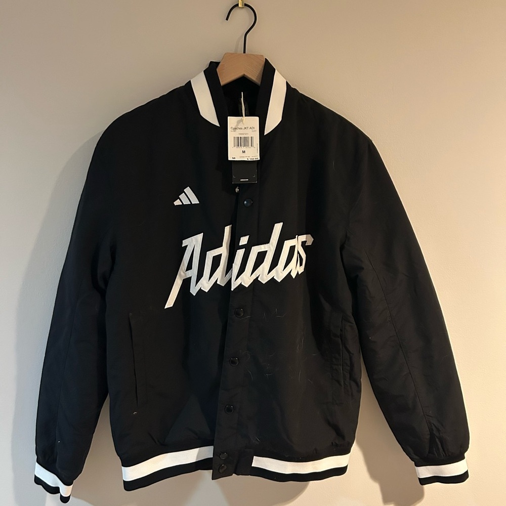 Adidas Black Varsity Jacket
